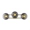 Homeroots 9 x 26 x 8.25 in. Lunette 3-Light Aged Brass Sconce 398792 - alternate 7